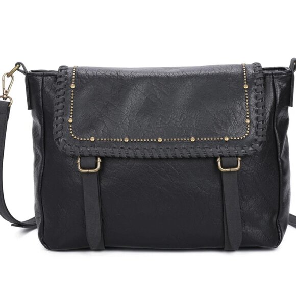 Ampere Crossbody Bag - Like New - Vegan Leather Black - Picture 1 of 6